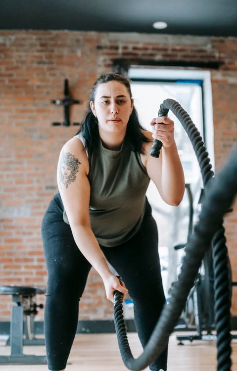 Personal trainer with NASM credentials